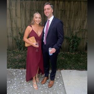 Commense | Dresses | Commense Solid Pleated Strapless Split Dress M Never  Worn Tags On | Poshmark